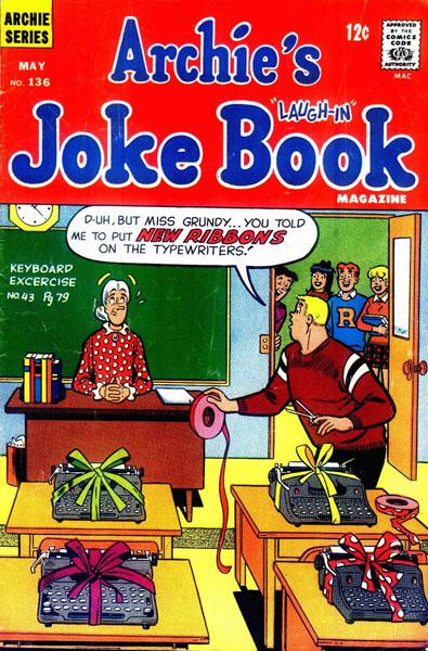 Archies Joke Book Magazine 136