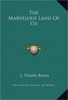 The Marvelous Land Of Oz cover picture