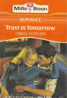 Trust In Tomorrow book cover