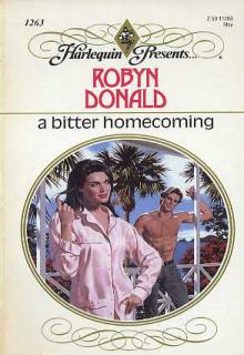 A Bitter Homecoming cover picture