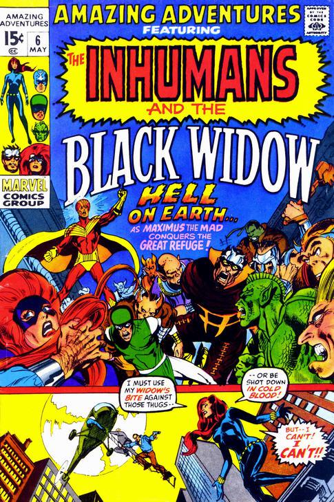 The Inhumans and the Black Widow Hell on Earth