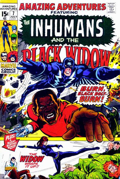 The Inhumans and the Black Widow An Evenings Wait for Death