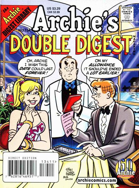 Archies Double Digest Magazine 134