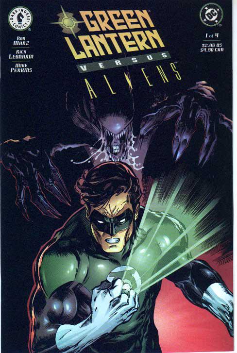 Green Lantern versus Aliens 01
