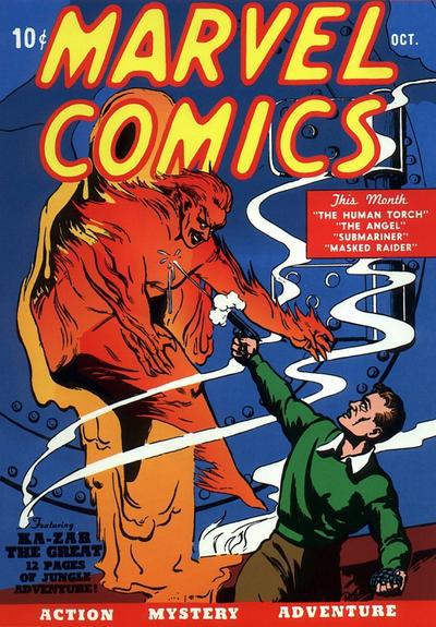 Marvel Comics 01 1st Marvel book