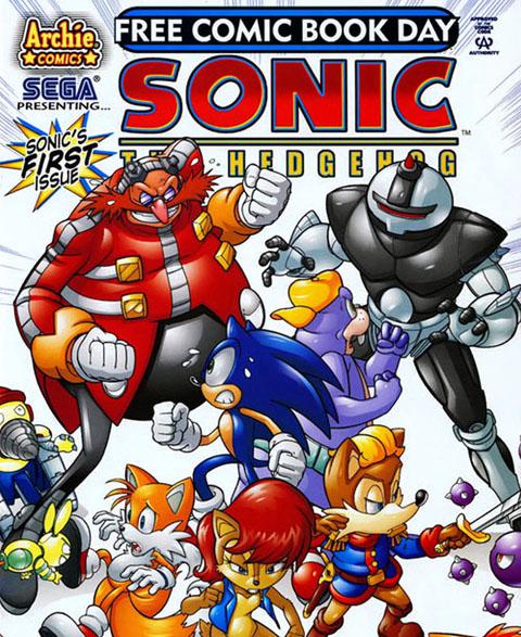 Sonic Specials Sonic The Hedgehog Free Comic Book Day