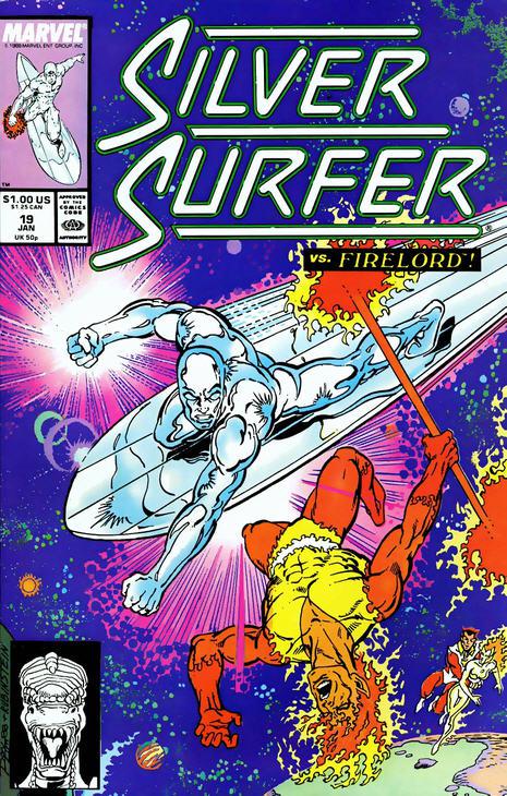 Silver Surfer vs Firelord Playing with Matches