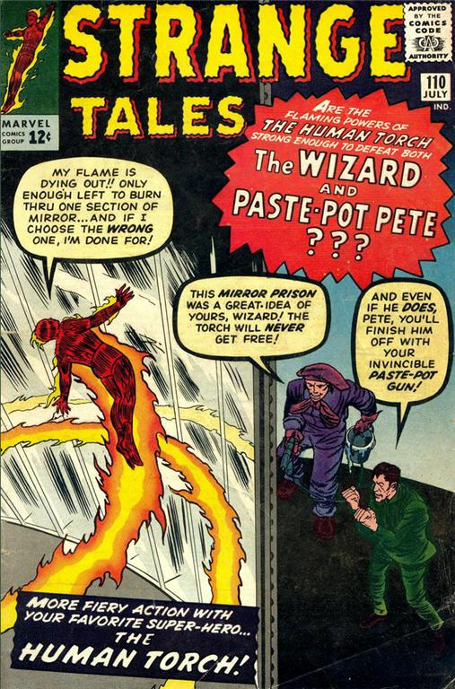 Human Torch vs The Wizard and Paste Pot Pete
